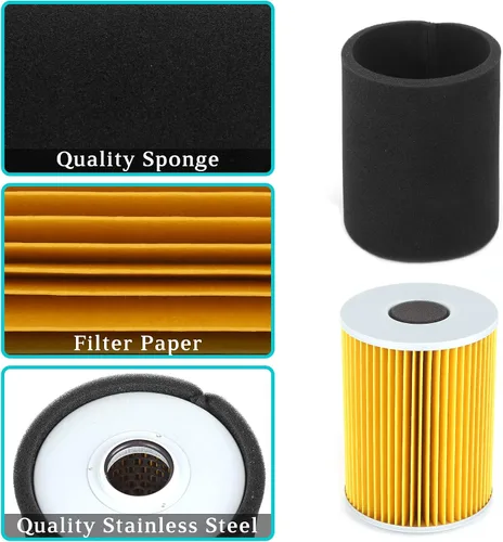 Vista 4 de 10L0L Kit de afinación para carrito de golf Yamaha G2 G8 G9 G11 de 4 ciclos a gas 1985-1994, reemplaza J10-14417-00 J38-14450-00, filtro de aire