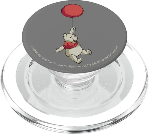 Vista 8 de Disney Winnie The Pooh - PopSockets de globo rojo intercambiable
