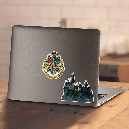 Vista 5 de Popfunk Camiseta con el logotipo de Harry Potter Hogwarts