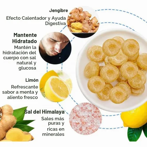 Vista 3 de Big Foot Himalaya Salt Candy (paquete de 12) (limón jengibre)