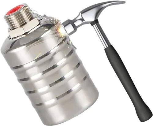 Vista 4 de Stainless Steel Floating Ball Valve Automatic Water Level Control 1/2 3/4 Float Tank Tower Shutoff(3/4",Side Water Inlet)