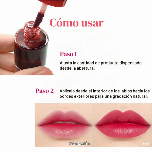 Vista 6 de ETUDE Dear Darling Water Tint, Cherry Ade, juego de 3 tintes labiales, 0.23 onzas x 3 3 Ade cereza