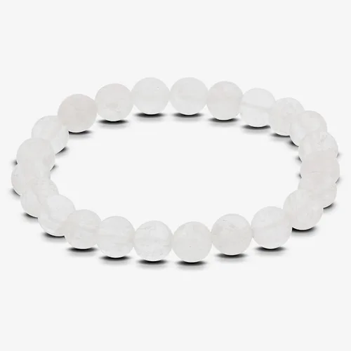 Vista 111 de Gem Avenue Handmade Round Bead Stretch Bracelet Unisex Natural Stone Beaded Jewelry for Men & Women, Elastic Wristband for Daily Wear