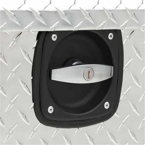 Vista 9 de UWS EC20501 Caja de herramientas con tapa de cubierta de tonel seguro de aluminio de pared gruesa de 48 pulgadas, tapa RigidCore