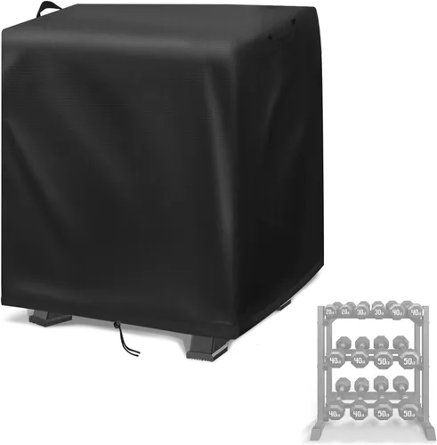 Vista 8 de Funda para mancuernas, a prueba de polvo, para entrenamiento de fuerza, para gimnasio en casa, cubierta impermeable para mancuernas (funda solamente)