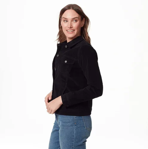 Vista 2 de Gloria Vanderbilt Chaqueta de pana Amanda Standard para mujer
