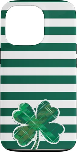 Vista 10 de Funda de trébol verde para iPhone 16 Día de San Patricio