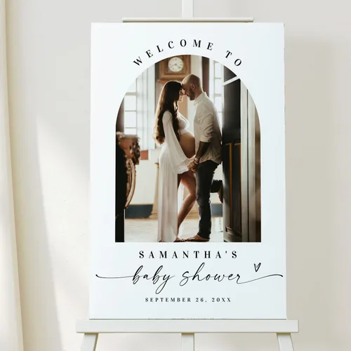 Vista 9 de Letrero de bienvenida personalizado para baby shower, cartel de bienvenida de baby shower, cartel de bienvenida para baby shower, baby shower