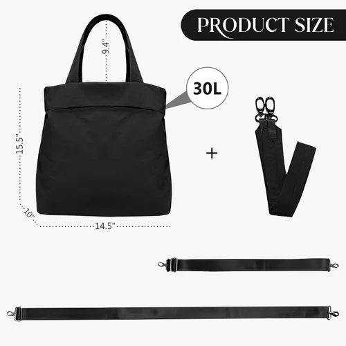 Vista 3 de 30L Multi Hobo Bags 3.0 con 2 correas para mujer, bolsos de mano, bolsos cruzados