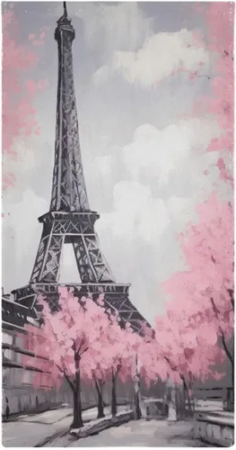 Vista 7 de Kigai Pink Paris Tower - Juego de 2 toallas de mano suaves y absorbentes, toallas decorativas para baño, spa, gimnasio, 28 x 14 pulgadas