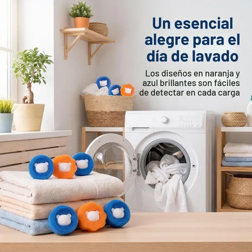 Vista 6 de 3 unidades de removedor de pelo para lavandería, removedor de pelo reutilizable, lavadora, recogedor de pelo de bola para ropa de perro, gato