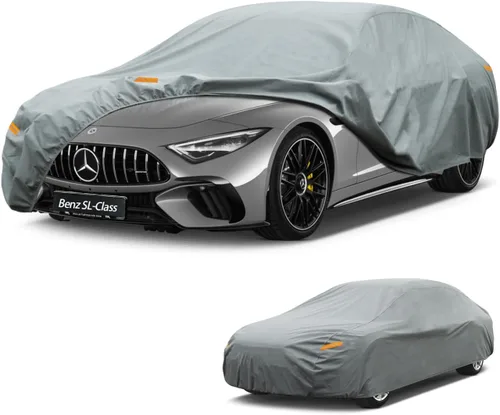 Vista 161 de Kayme Funda de Coche de Servicio Pesado Impermeable para Todo Tipo de Clima, Ajuste Personalizado para Tesla Model S, Cubierta Exterior Completa