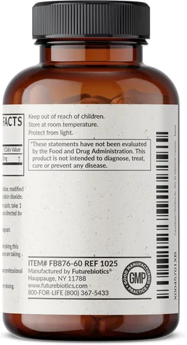 Vista 3 de Futurebiotics Rhodiola Rosea Powder Adaptogenic Herb Vegetarian Capsules, 60