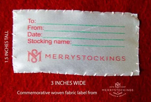 Vista 2 de MerryStockings Etiqueta de kit de medias para medias Bucilla