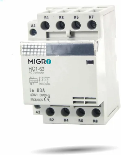 Vista 14 de Migro Contactor de CA resistente de 2 polos y 40 amperios que reemplaza prácticamente todos los modelos residenciales de 2 polos