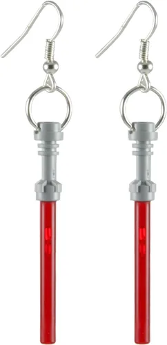 Vista 2 de Lego - Aretes de aro de luz de Star Wars, joyas divertidas