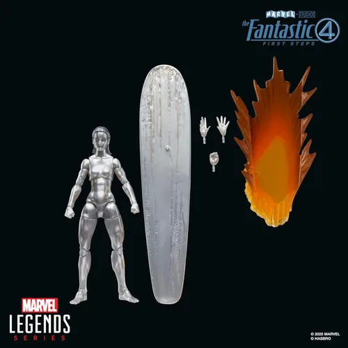Vista 11 de Serie Marvel Legends Silver Surfer, La Primera Película de Los Cuatro Fantásticos: Figura de acción coleccionable de 6 pulgadas