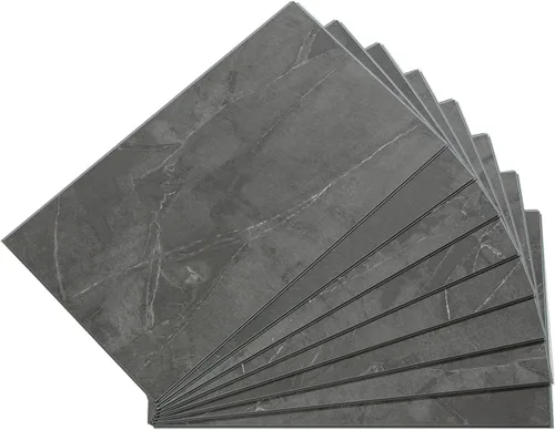 Vista 9 de Palisade Azulejos de vinilo entrelazados impermeables para pared/salpicadero para cocina o baño en mármol español (muestra de 4.5x11 pulgadas)