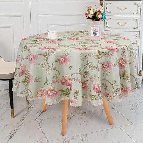 Vista 30 de Mantel cuadrado con estampado floral de 38 x 38 pulgadas, resistente a las manchas e impermeable, para cocina, comedor, interior y exterior
