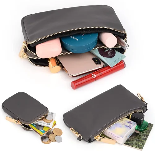 Vista 3 de UTO Small Crossbody Bags for Women 3 in 1 Trendy Belt Purse Fashion Designer Mini Cute Sling Fanny Chest Pack