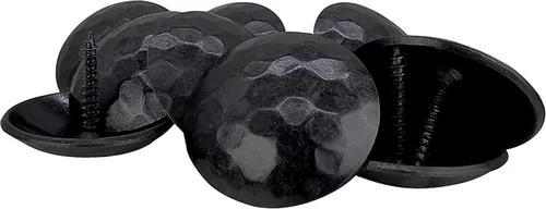 Vista 9 de Paquete de 12 clavos decorativos de hierro de 1.25 pulgadas, tornillos forjados martillados para puerta, madera para muebles, tapicería, tachuelas