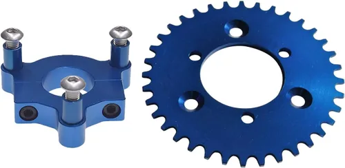 Vista 8 de Engranaje CNC de 36 dientes con adaptador de 1.5" adecuado para bicicleta motorizada de 60 cc, 66 cc, 80 cc (Negro)