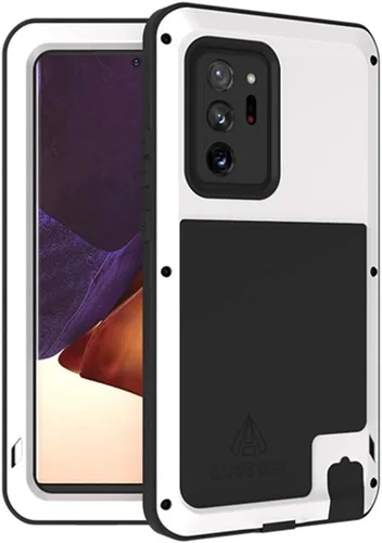 Vista 17 de LOVE MEI Funda para Samsung Galaxy Note 20 Ultra, resistente al aire libre, a prueba de golpes, a prueba de polvo, híbrida, de aluminio, resistente