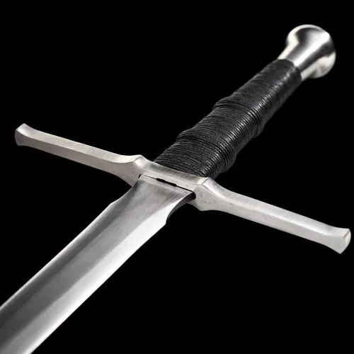 Vista 4 de YONG XIN SWORD - Espada, hecha a mano, práctica, acero al carbono 1095, espiga completa, afilada, vaina