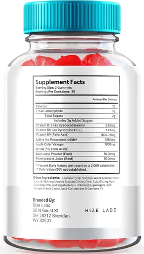 Vista 2 de Paquete de 2 gomitas ACV para Keto Health, ACV Keto Health, 750 mg de pérdida de peso avanzada ACV para Keto Health gomitas con vinagre de sidra
