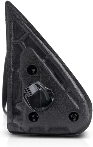 Vista 7 de Para Chevy Silverado 1500 1999 2000 2001 2002 lado del conductor del espejo Power View sin calefacción con cubierta texturizada cromada plegable
