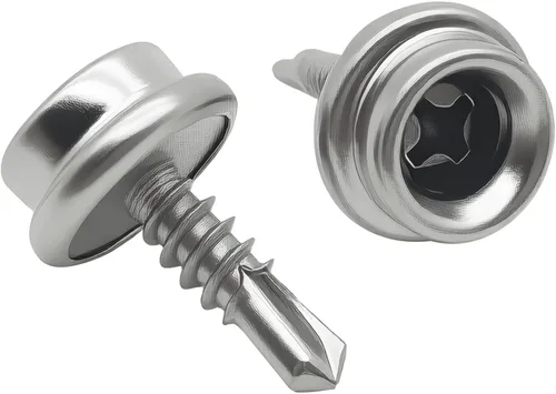 Vista 8 de Tornillos de acero inoxidable para barcos para cubierta de barco, enchufe de 3/8 pulgadas con tornillo de acero inoxidable de grado marino de 1/2