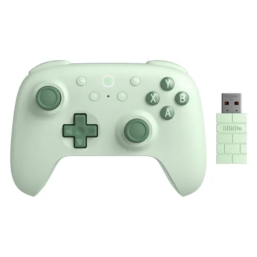 Vista 12 de AKNES 8Bitdo Ultimate 2C Wireless 2.4G Controller for Windows PC and Android, Gamepad with Hall Effect Joysticks and Hall Triggers, 1000Hz Polling