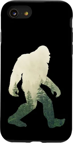Vista 17 de Carcasa para iPhone X/XS, diseño de Sasquatch Yeti Nature