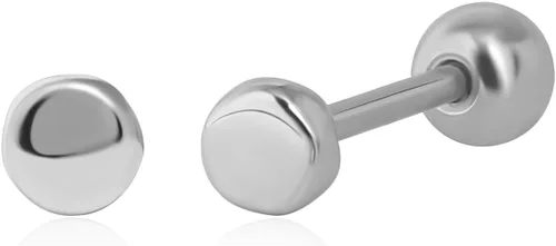 Vista 20 de Aretes con Cierre de Tornillo de Bola de Plata de Ley 925 Tachuelas con Cierre de Bola de Seguridad para Dormir Aretes de Tachuela para Hombres