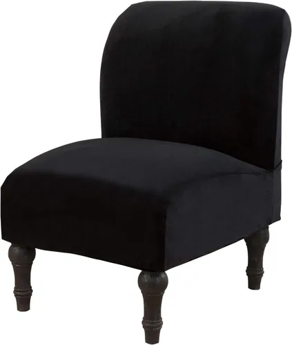 Vista 18 de JIAN YA NA Funda para silla decorativa sin brazos, funda elástica para silla sin brazos, fundas de elastano para sillas sin brazos, funda para silla