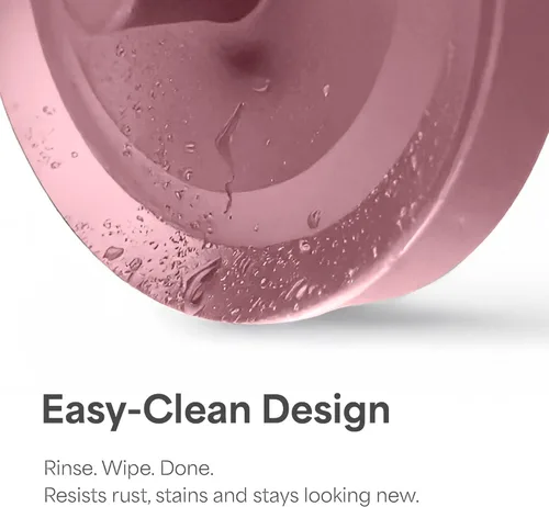 Vista 6 de Rose Gold Oral-B Compatible Electric Toothbrush Holder for Bathroom, Aluminum Oral B Toothbrush Holder With Hygienic Drip Capture Stops Toppling