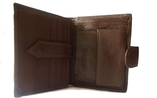Vista 118 de Hombres Cool Eagle Wolf Caballo Totem Cuero Vaca Vertical Cartera Cremallera Multi-tarjeta Titular, Tótem de caballo, Minimalista