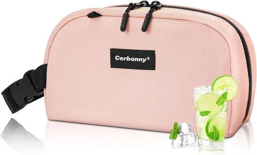 Vista 15 de Cerbonny Pequeña bolsa refrigeradora, bolsa de almuerzo congelable para niños y adultos, pequeña bolsa aislada, mini bolsa portátil para aperitivos