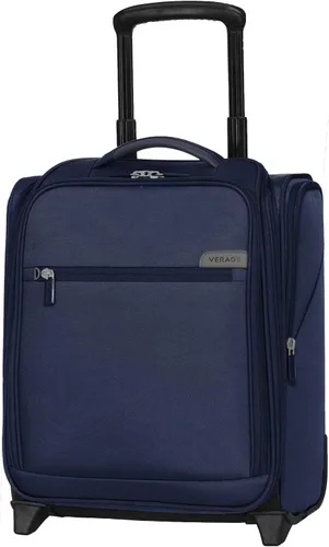 Vista 37 de Verage Equipaje de mano debajo del asiento de 14 pulgadas con ruedas giratorias y puerto de carga USB, maleta con ruedas para aerolíneas, bolsa Negro