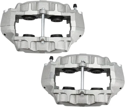 Vista 2 de BRTEC Pinzas de freno de disco delanteras izquierda y derecha 187016 187017 para Chevy Corvette 1965-1982 Pinzas de freno delanteras para conductor