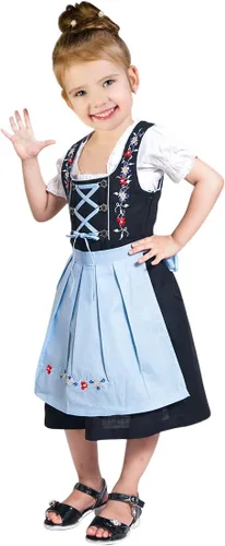 Vista 5 de Niños Dirndl Dik06 3 piezas talla 10, Oktoberfest drindle-s dress-es traje-s