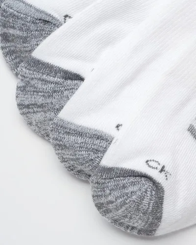 Vista 55 de Calvin Klein Calcetines para hombre, mezcla de algodón, acolchados, sin talla, forro de calcetines atléticos (6 unidades)