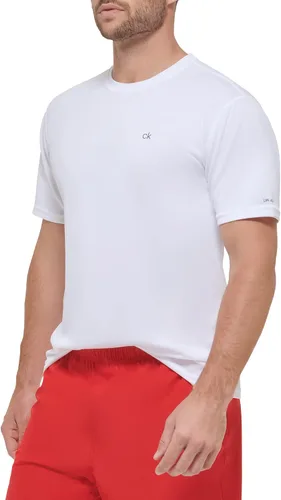 Vista 2 de Calvin Klein Manga corta ligera de secado rápido para hombre, protección UPF 40+