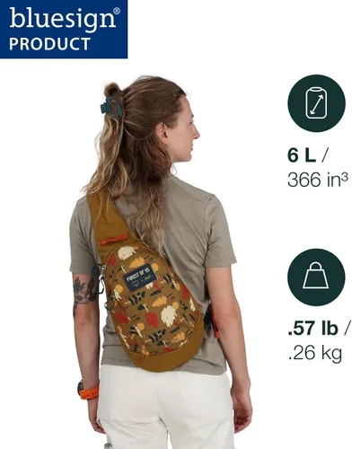 Vista 2 de Osprey Daylite Shoulder Sling Bag Compact Crossbody Backpack for Everyday Carry, Festivals, and Lightweight Travel