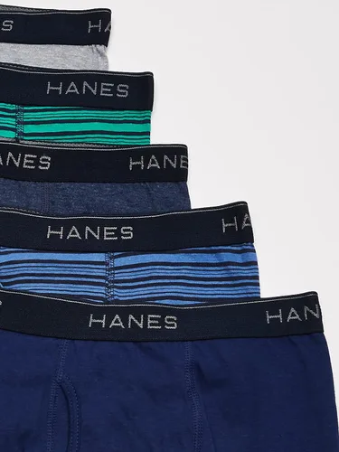 Vista 3 de Hanes Paquete de 5 calzoncillos tipo bóxer para niños