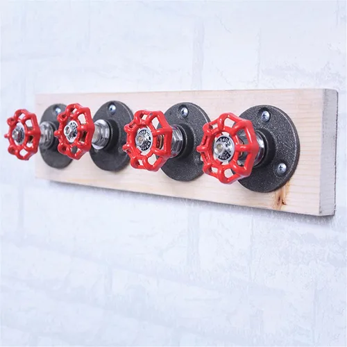 Vista 3 de Wall Mounted Coat Rack Household Wall-Mounted Hook Wrought Iron Hook Creative Shape Wall Hook Suitable for Kitchen Bathroom Home Coat Hook Coat Hooks