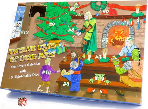 Vista 3 de Calendario de Adviento de Navidad: Doce días de Dice-Mas