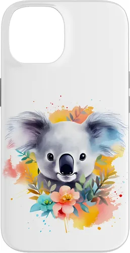 Vista 4 de Funda Koala con flores de eucalipto para iPhone 17