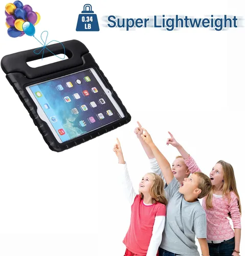 Vista 5 de LEFON Funda para niños a prueba de golpes para iPad mini 5/4/3/2/1, iPad mini de 4ª generación para niños, con mango convertible, peso ligero, súper