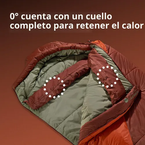 Vista 6 de Kelty Cosmic Synthetic Fill - Saco de dormir de 0 grados para mochilero, regular – correas de compresión, saco de cosas incluido